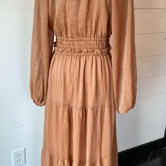 Moon River Terracotta Maxi Dress - Picture 8 of 12